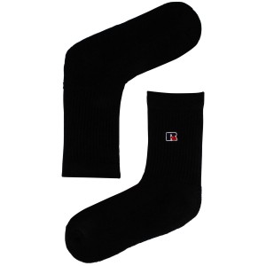 Accessories Russell Athletic Essential Singles Socks Black | VXLQJT310