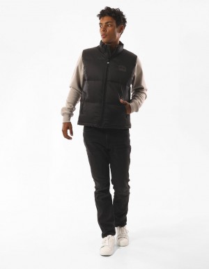 Men Russell Athletic Kennedy Vest Jackets Black | EHYRCB913