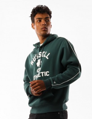 Men Russell Athletic Lexington Hoodie Green | VXMWSP021