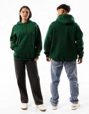 Men Russell Athletic Unisex Dri Hoodie Dark Green | GQFIJZ405