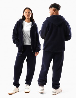 Men Russell Athletic Unisex Dri Jackets Navy | VIBUCM804