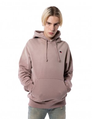 Men Russell Athletic Unisex Fade Hoodie Purple Red | AERPWS685