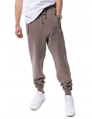 Men Russell Athletic Unisex Jack Track pants Khaki | RIAOVQ612