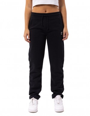 Women Russell Athletic Originals Small Arch Open Leg Track pants Black | VKOHPA684