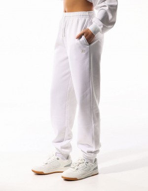 Women Russell Athletic R Logo Track pants White | VPIHFA291