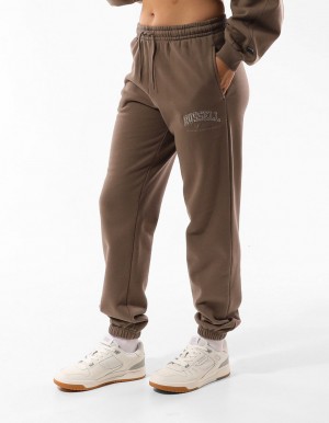 Women Russell Athletic Tribeca Semi Baggy Track pants Beige | JGMVZB527