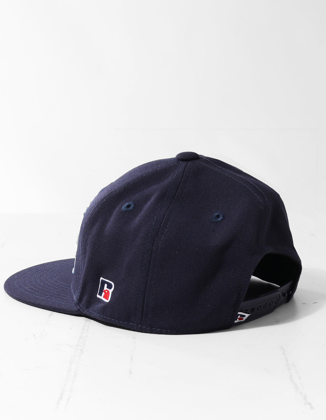 Accessories Russell Athletic Arch Logo Snap Back 3D Embroidered Caps Navy | FUGOMS425