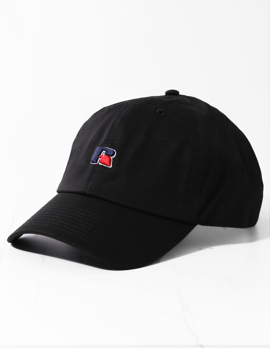 Accessories Russell Athletic Eagle R 3D Badge Strap Back Relaxed Caps Black | ARVNJT483