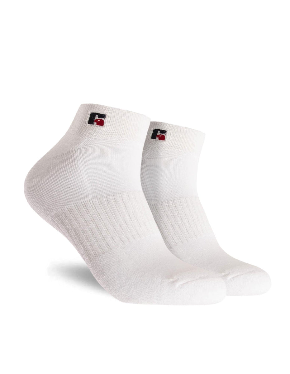 Accessories Russell Athletic Low Cut3 Pack Socks White | WJQEVS934