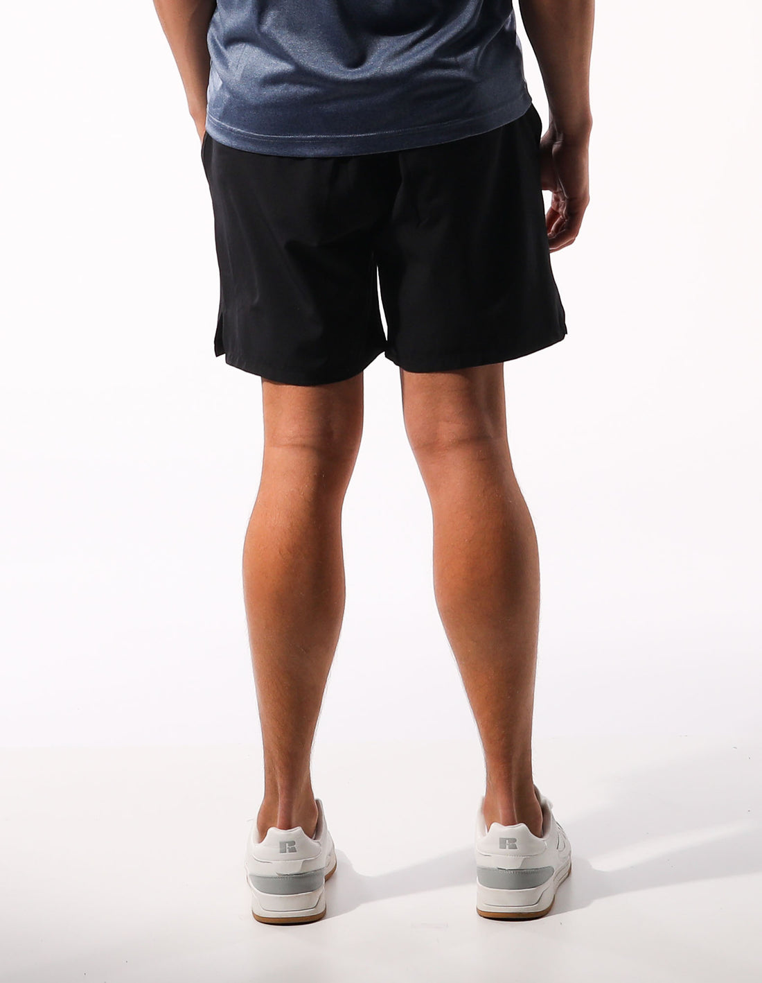 Men Russell Athletic Active Stretch Shorts Black | WGMJTH075