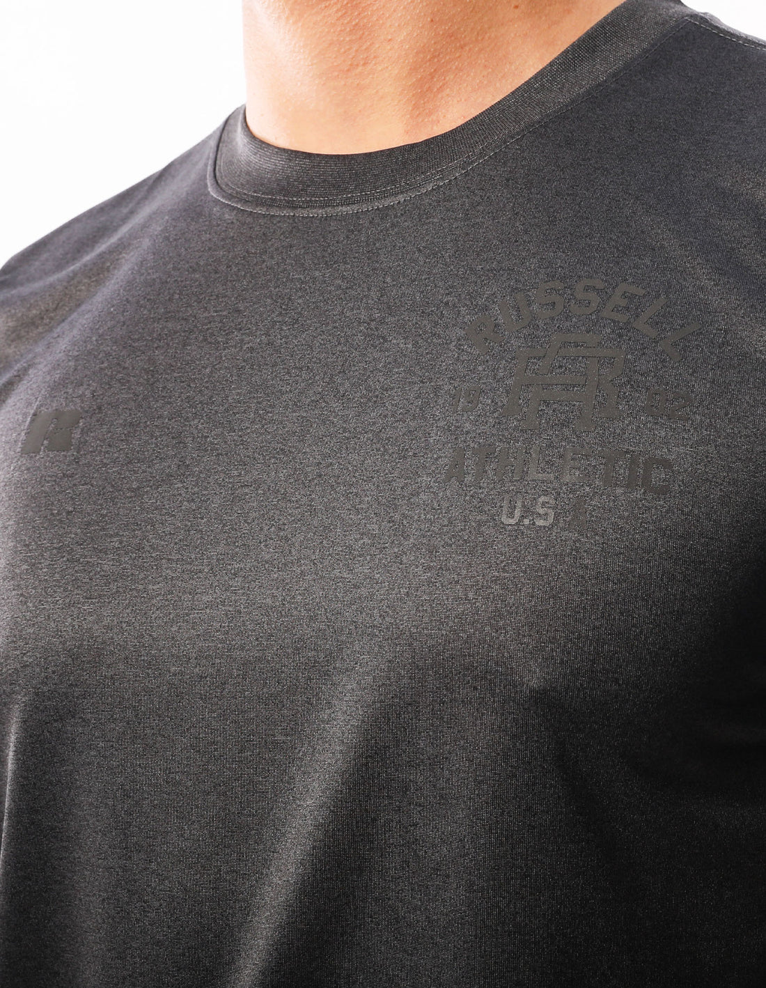 Men Russell Athletic Active T Shirts Black | VHKJXC679