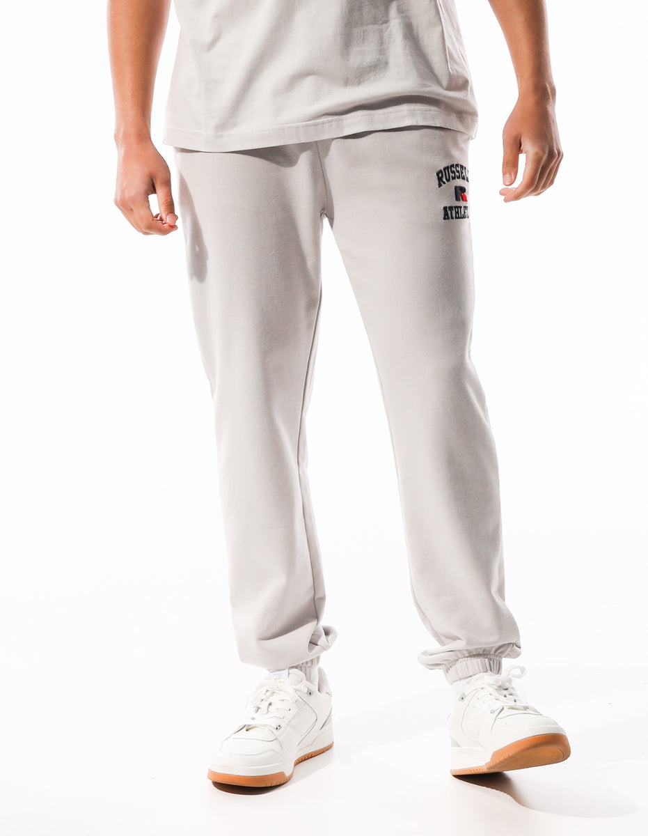 Men Russell Athletic Arch Logo Stripe Track pants White | VQGNSW721