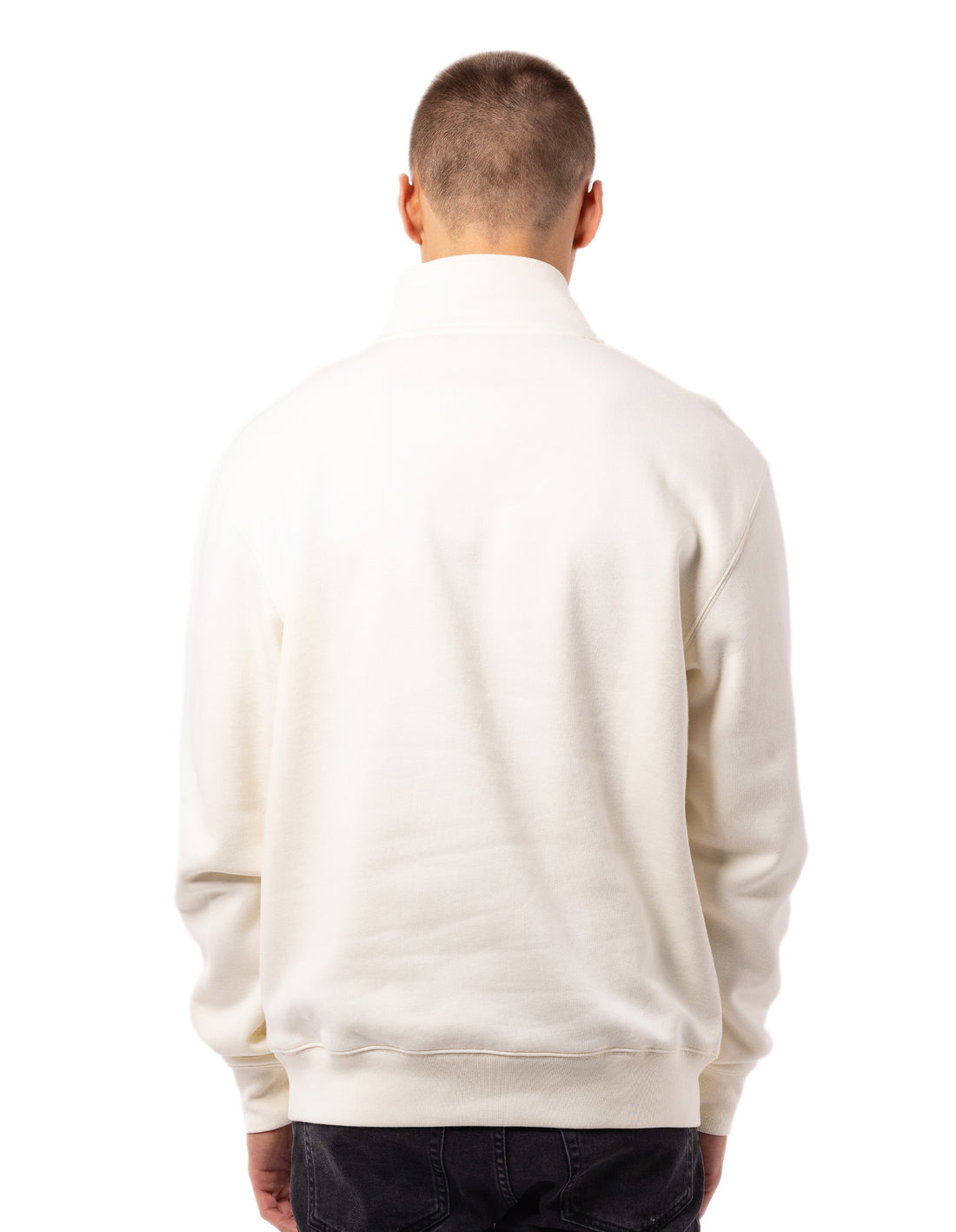 Men Russell Athletic Big Arch 1/4 Zip Top White | YLANXF760