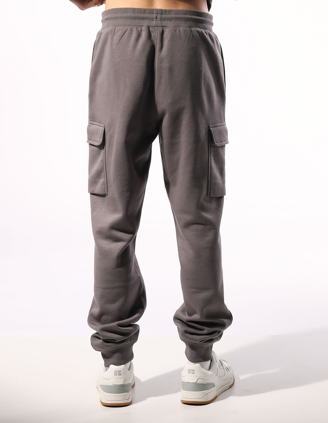 Men Russell Athletic Brooklyn Cargo Track pants Grey Brown | PCKLWX981