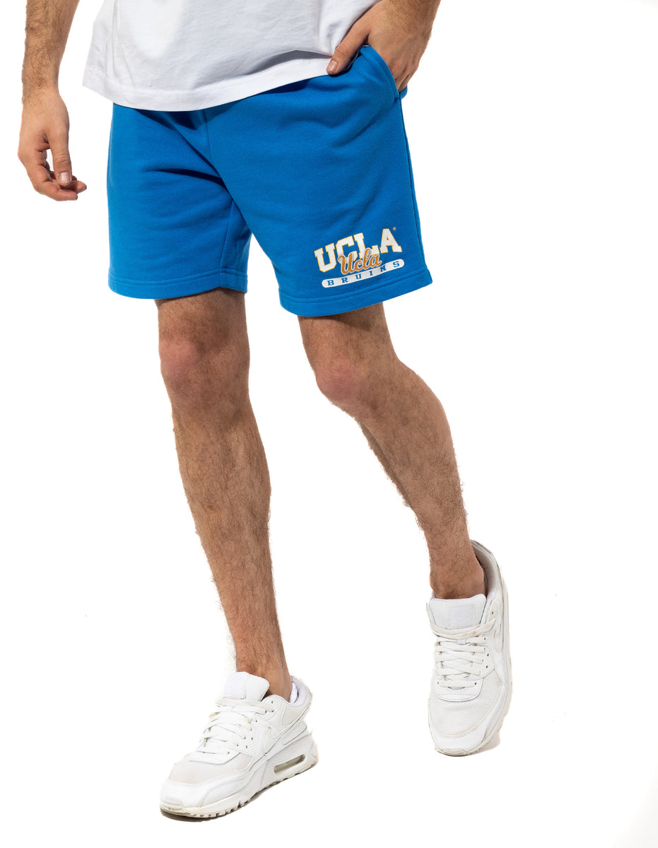 Men Russell Athletic California Shorts Blue | GAVMJT326