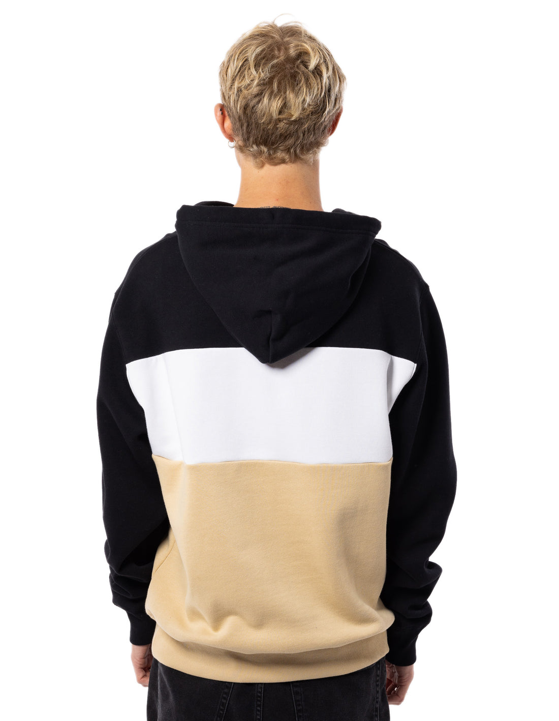 Men Russell Athletic Carter Hoodie Beige / Black | TMVBZS081