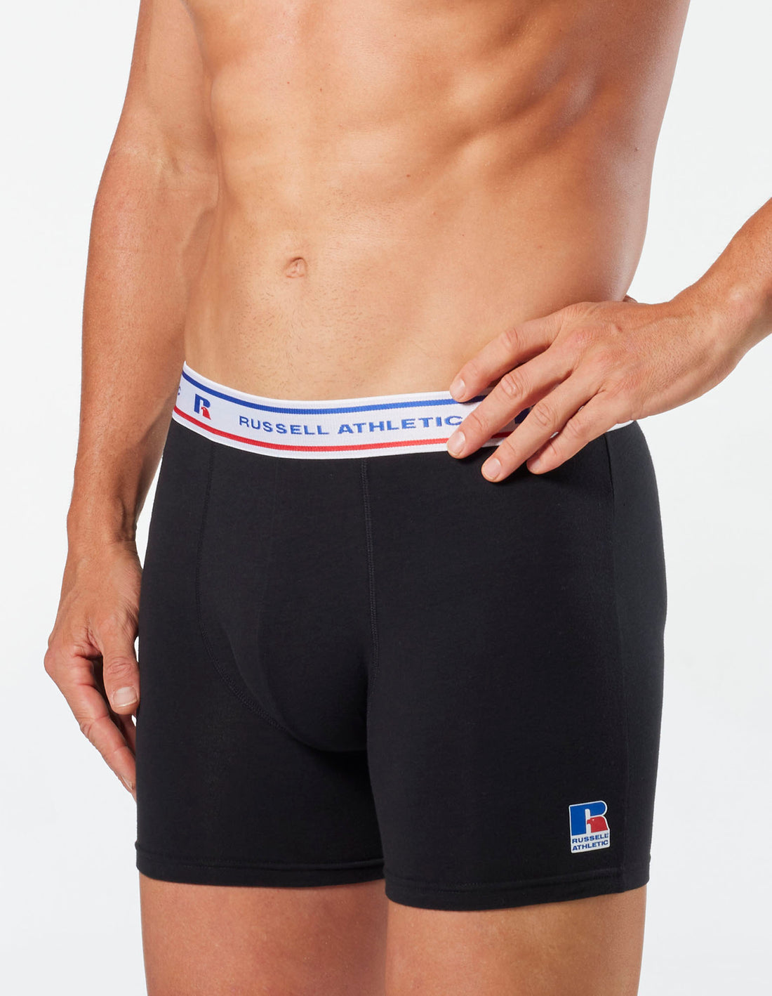 Men Russell Athletic Classic Cotton 3 Pack Underwear Black | IEWOCP823