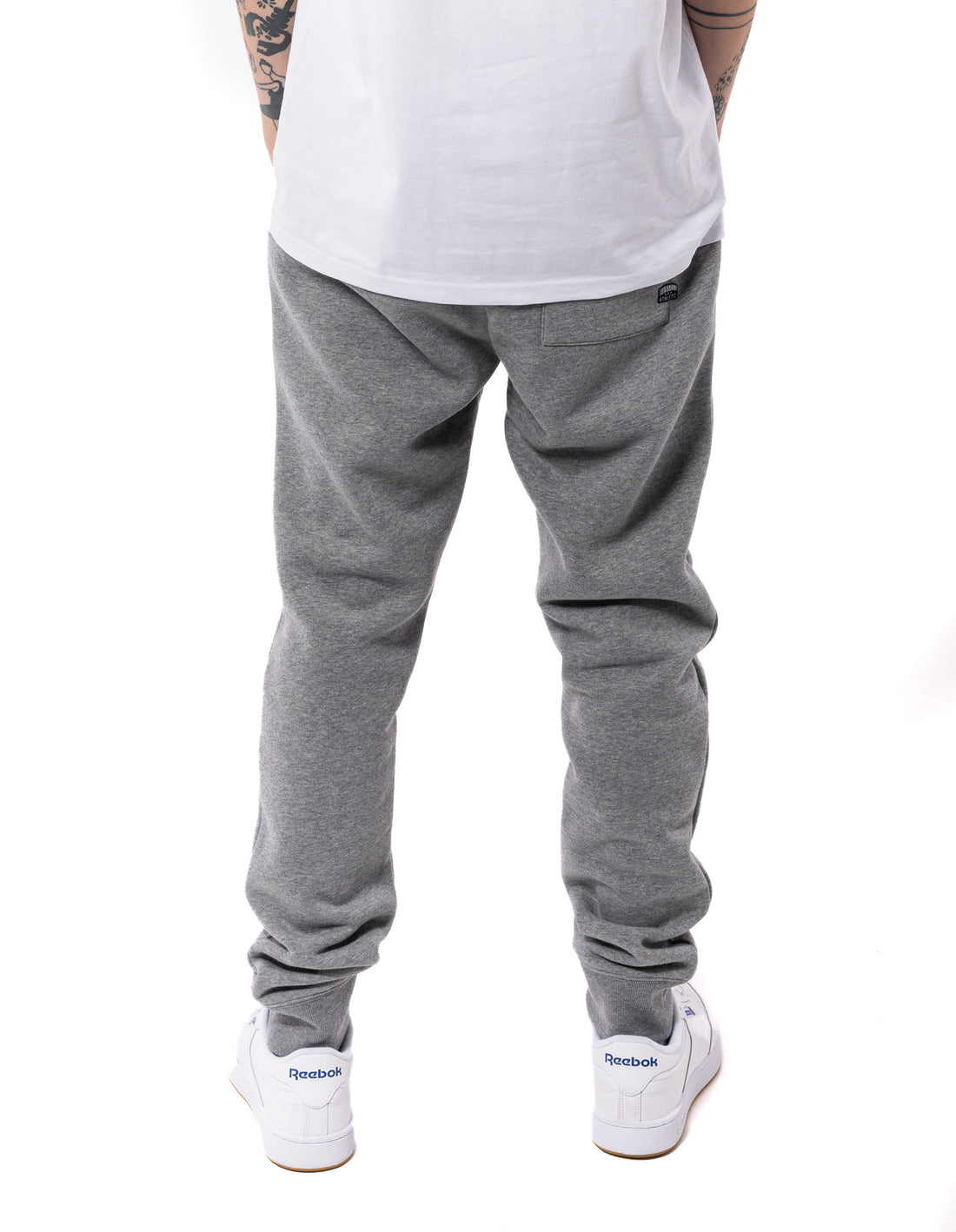 Men Russell Athletic Collegiate Flock Track pants Grey | ADYCFV915