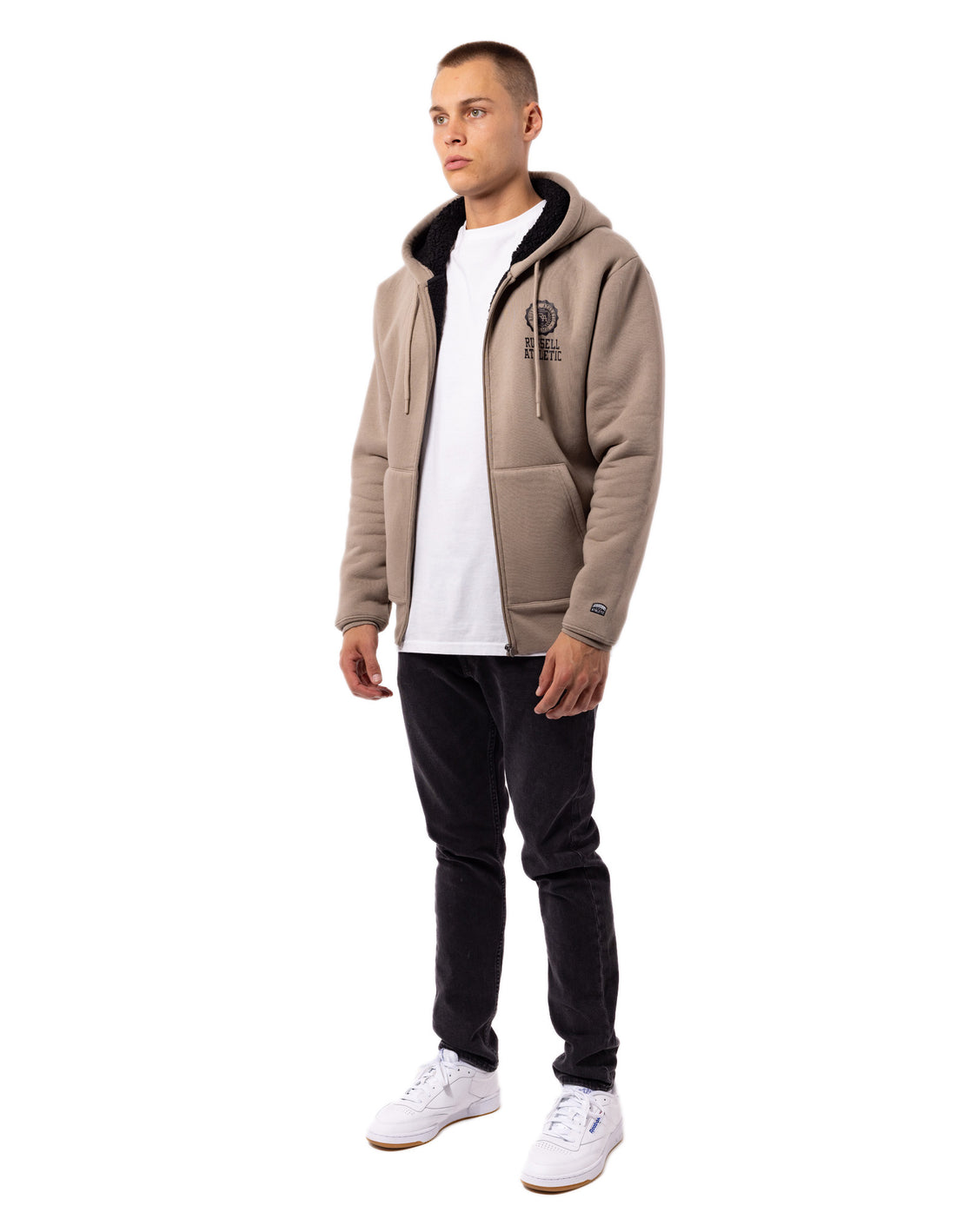 Men Russell Athletic Collegiate Sherpa Jackets Brown | SAHPNV194