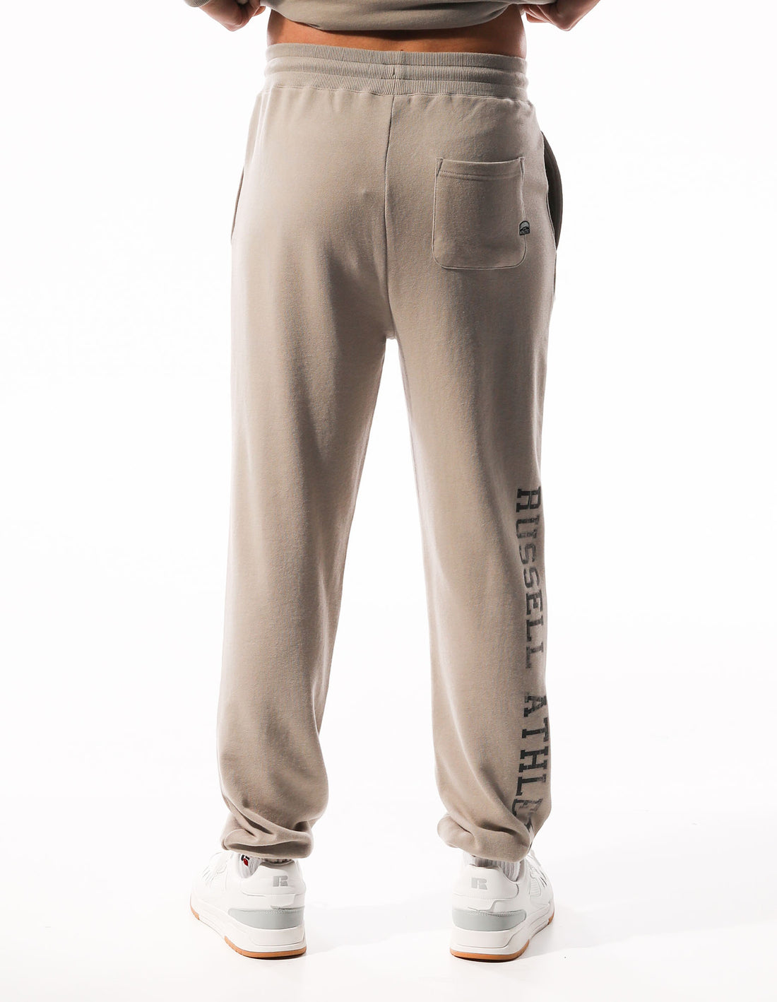 Men Russell Athletic Distressed Arch Track pants Khaki | WXPEZF286