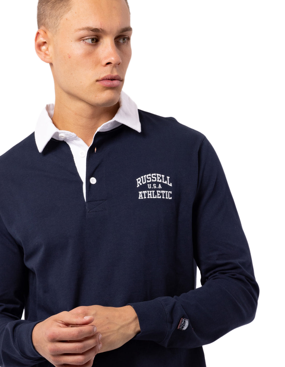 Men Russell Athletic Glory Rugby T Shirts Navy | SNGHMY768