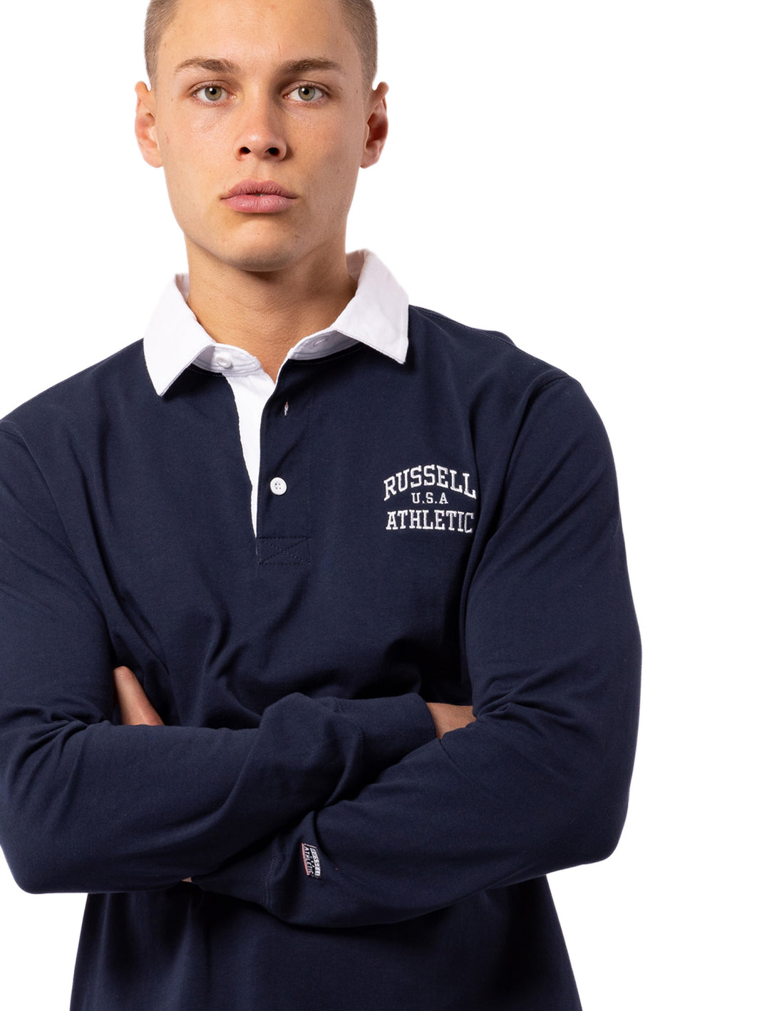 Men Russell Athletic Glory Rugby T Shirts Navy | SNGHMY768