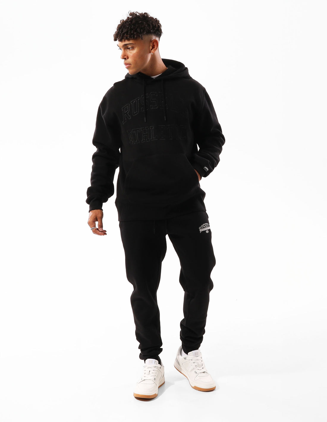 Men Russell Athletic Greenwich Hoodie Black | MBENDA987