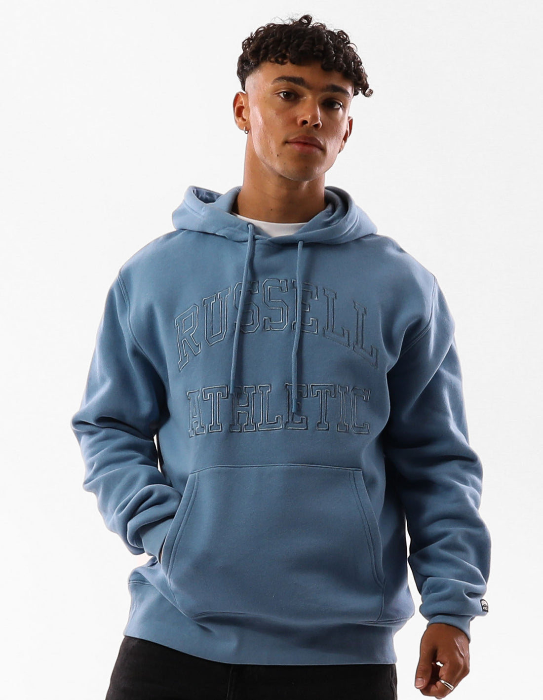 Men Russell Athletic Greenwich Hoodie Blue | PMSZNG971