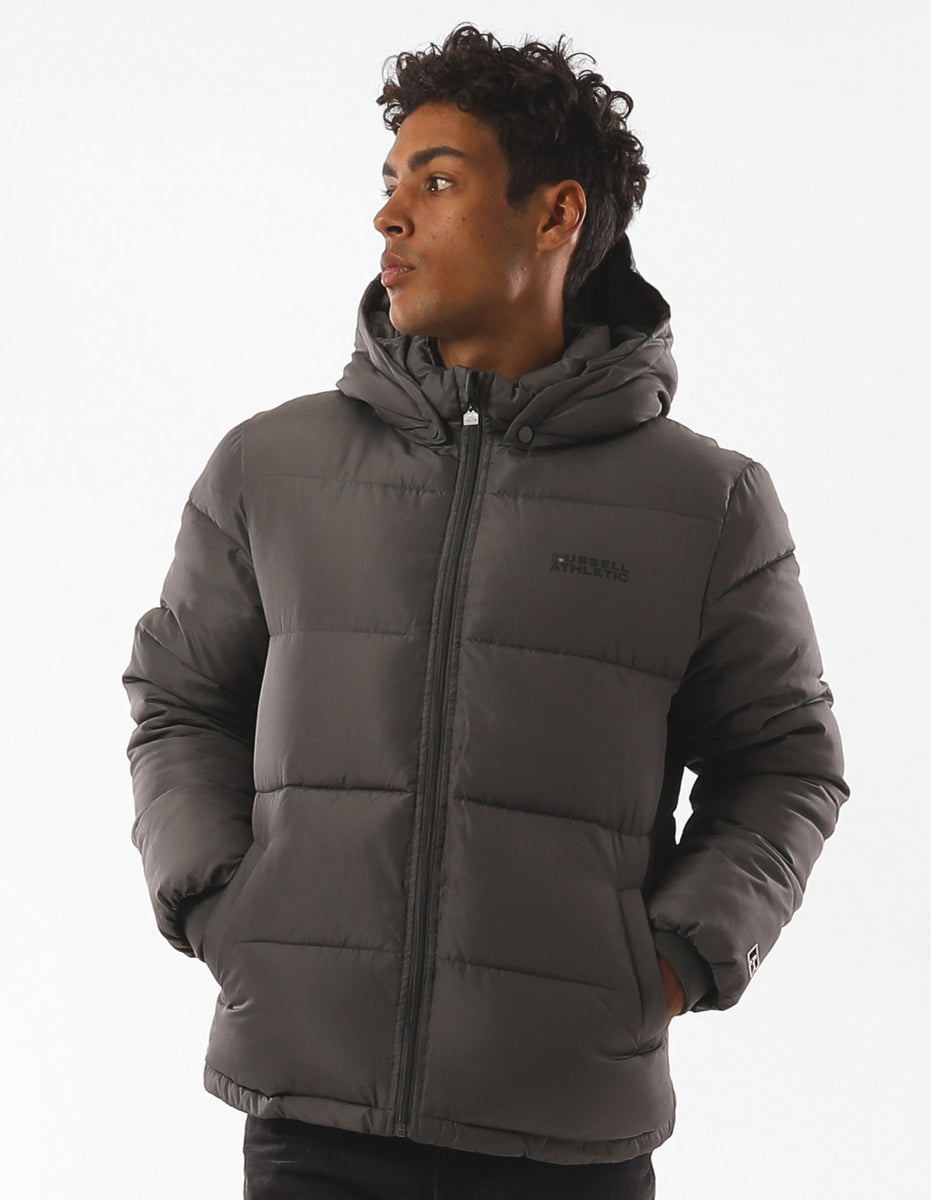 Men Russell Athletic Hampton Puffers Grey | VEFRJU851