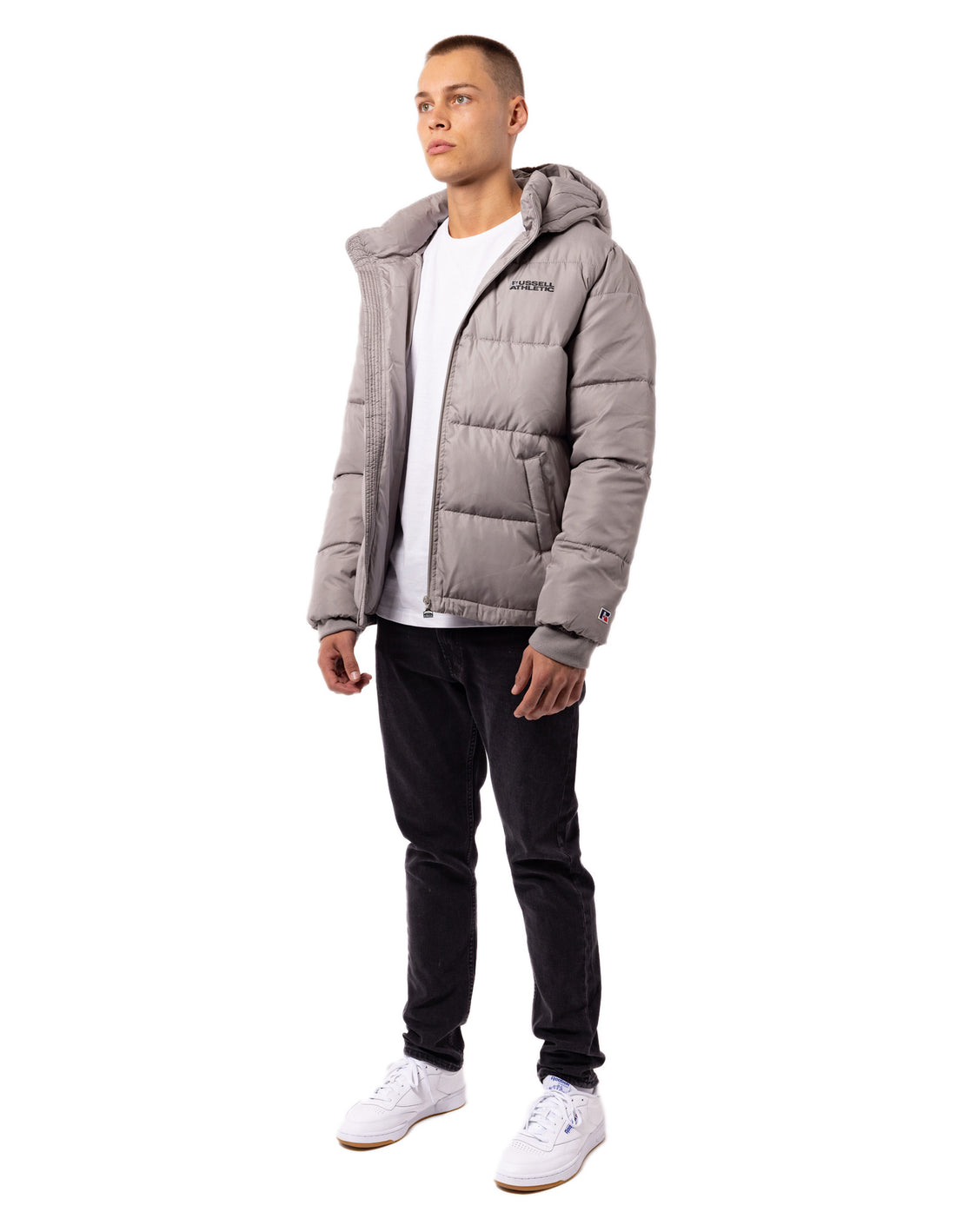 Men Russell Athletic Hamptonin Timber Jackets Light Grey Brown | JKNZXC927