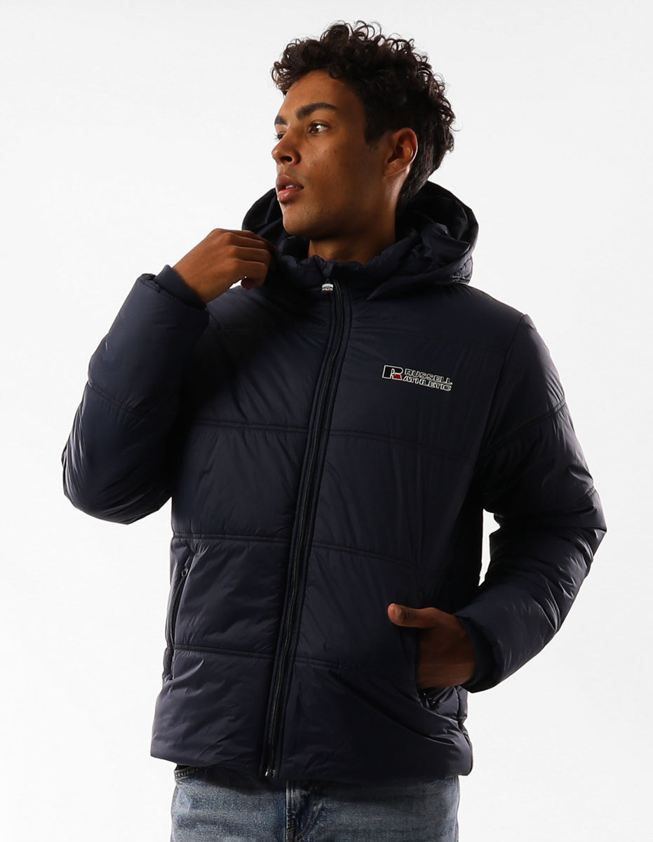 Men Russell Athletic Lewis Jackets Navy | CMUQRF130