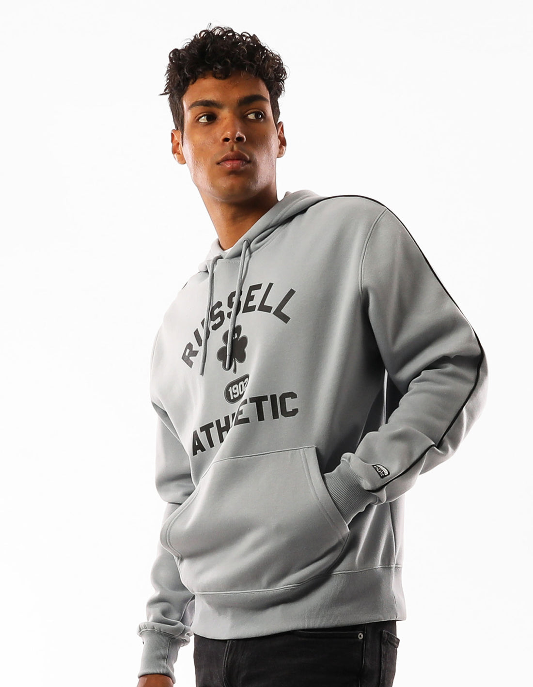 Men Russell Athletic Lexington Hoodie Grey | MRSUDB862