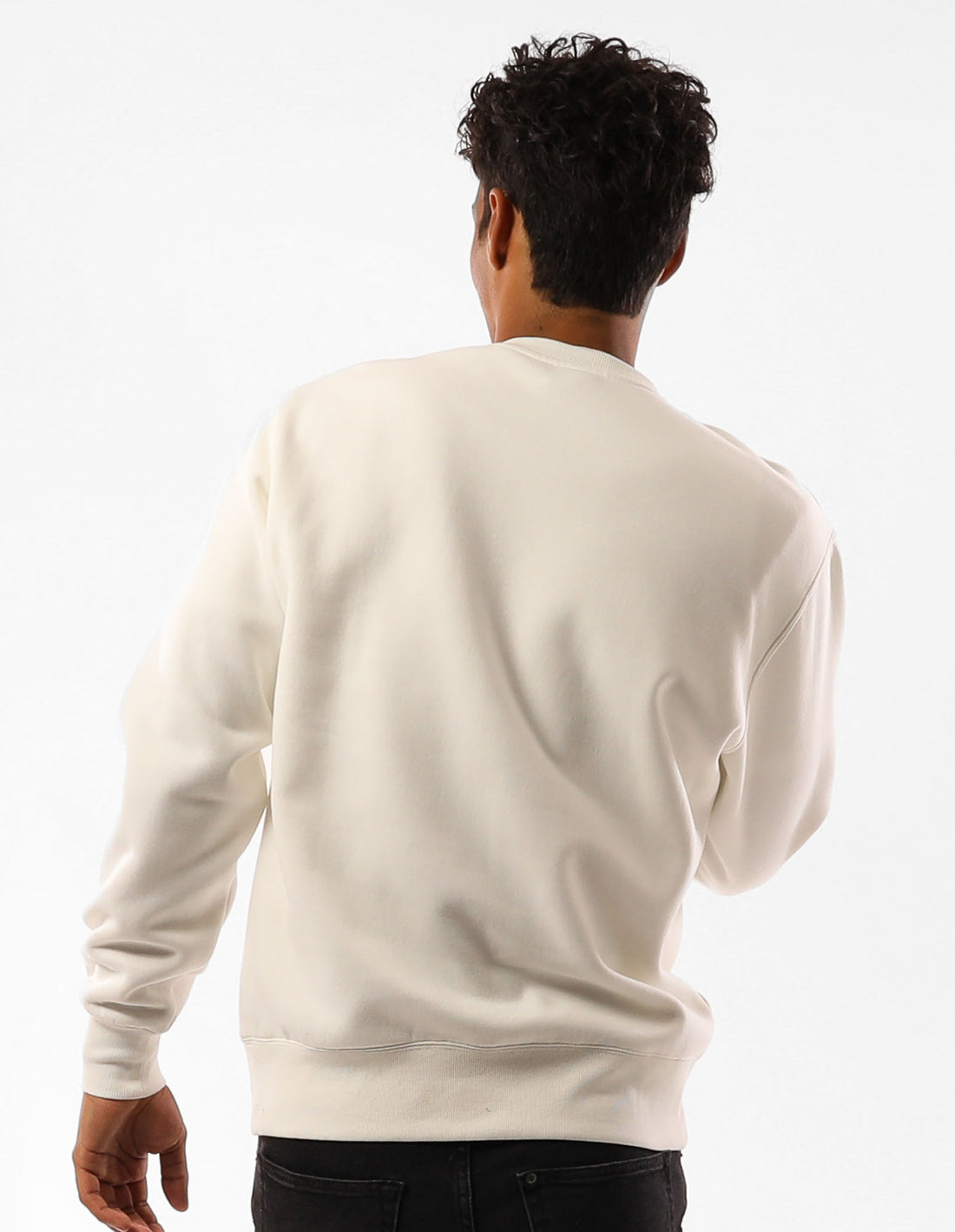 Men Russell Athletic Melrose Crew Neck Sweaters Beige | VNEGFA305