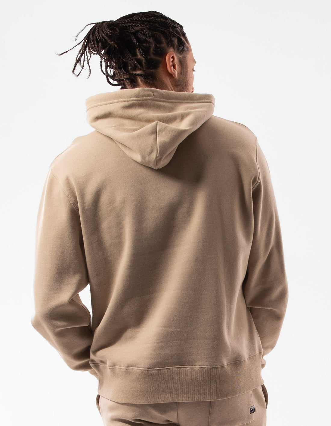 Men Russell Athletic Mercer Hoodie Khaki | AKUJDO820