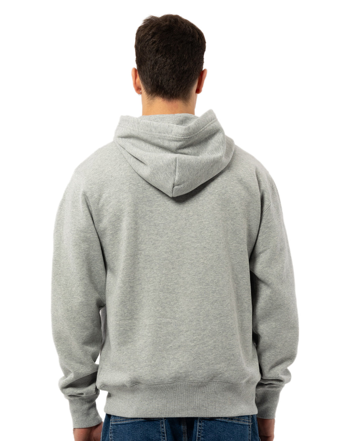 Men Russell Athletic Midfielder Hoodie Grey | VIDSCZ240