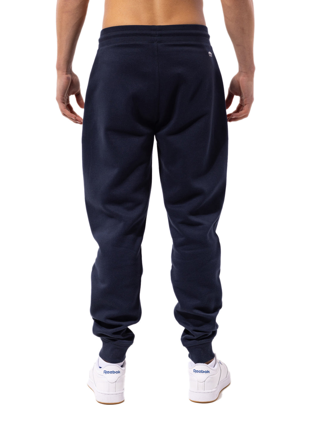 Men Russell Athletic Originals Small Arch Cuff Track pants Navy | DAZHJL435