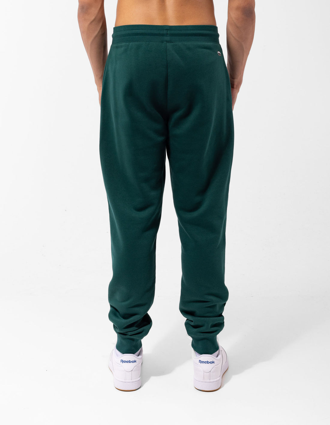 Men Russell Athletic Originals Small Arch Cuff Track pants Green | QCDMLO194