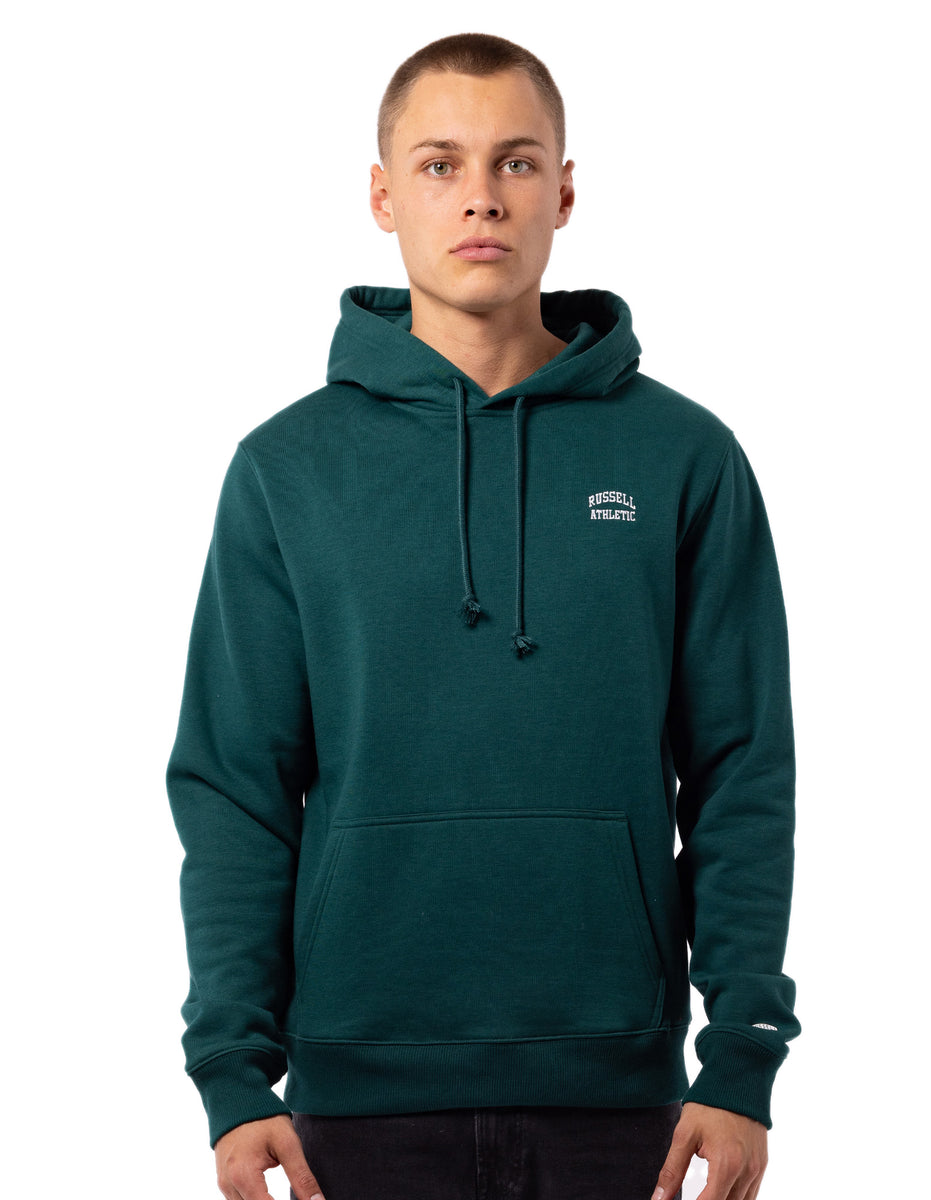 Men Russell Athletic Originals Small Arch Hoodie Green | PCSNFQ951