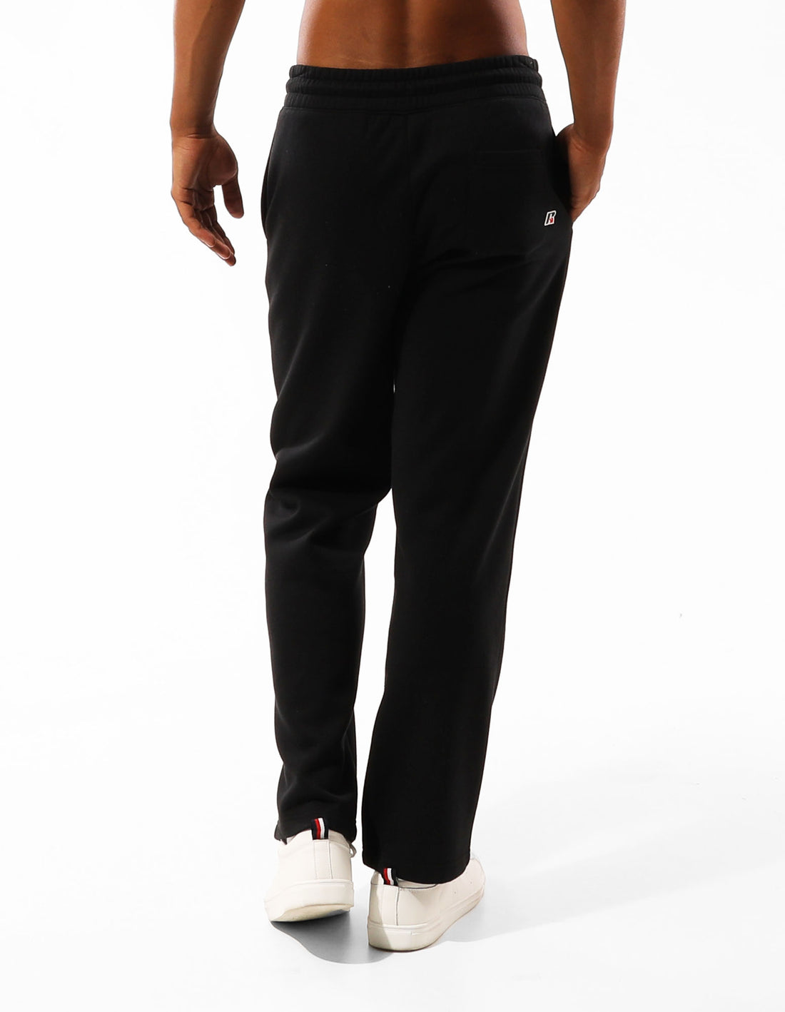 Men Russell Athletic Originals Straight Leg Track pants Black | EIJBMH153