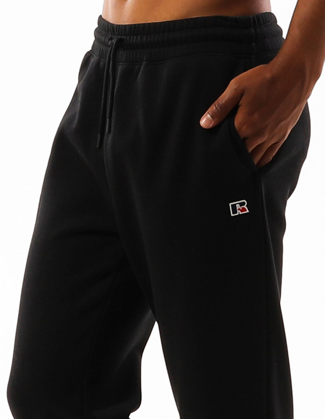 Men Russell Athletic Originals Straight Leg Track pants Black | EIJBMH153