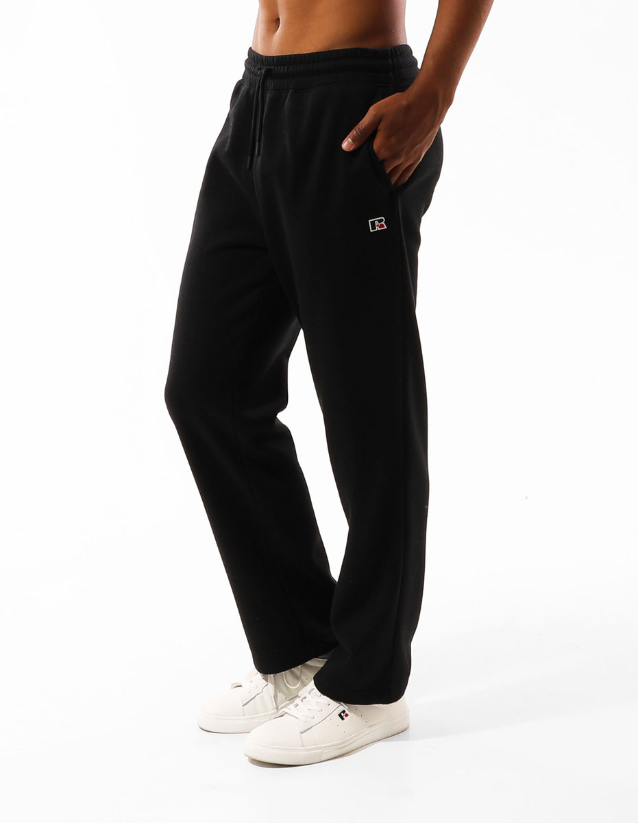 Men Russell Athletic Originals Straight Leg Track pants Black | EIJBMH153