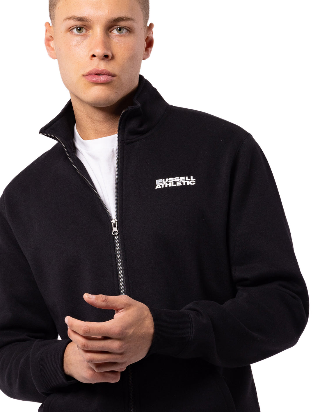 Men Russell Athletic Originals Trucker Jackets Black | UMAQCF840