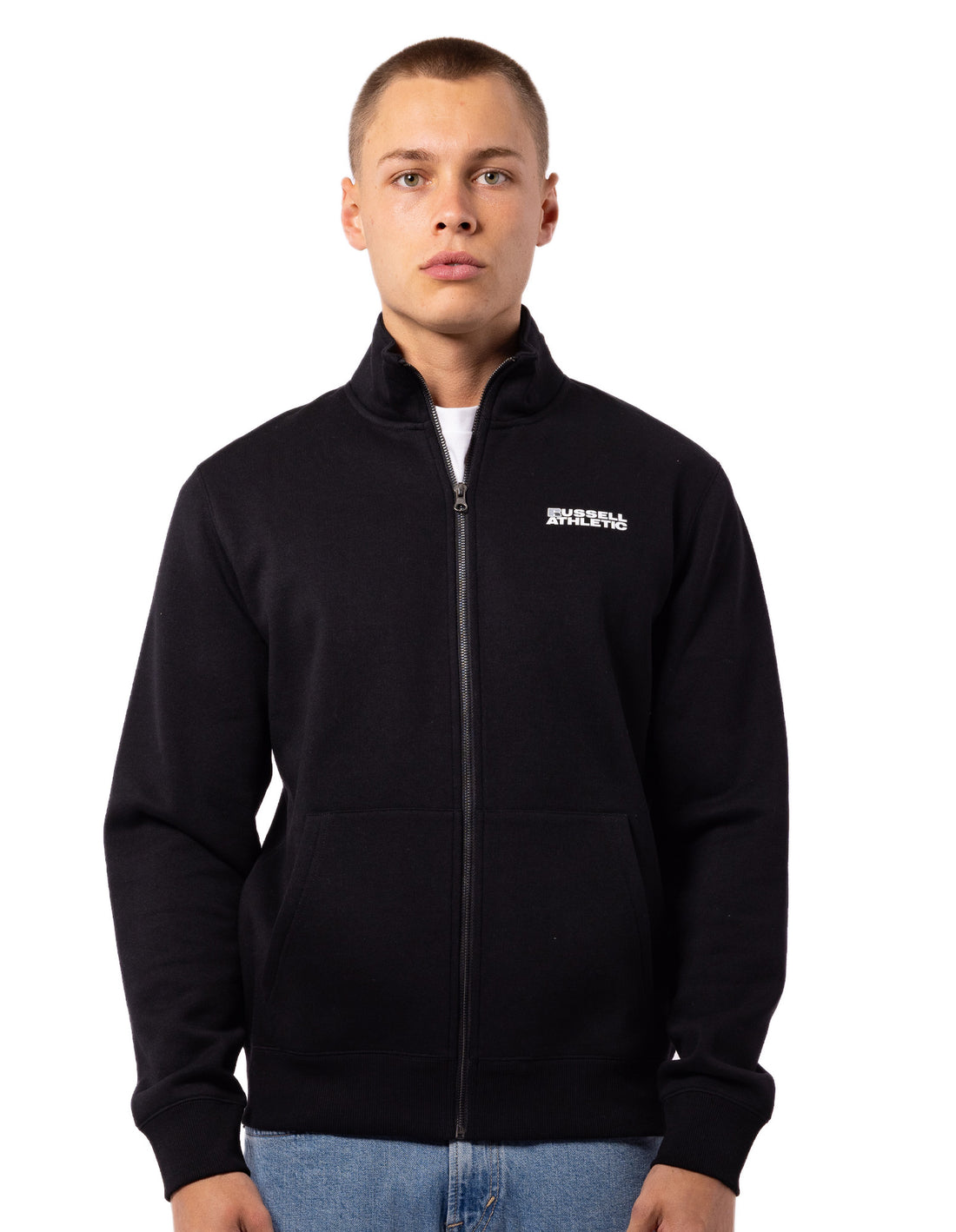 Men Russell Athletic Originals Trucker Jackets Black | UMAQCF840