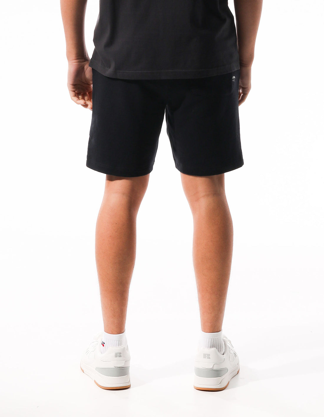 Men Russell Athletic R Logo Redeemer Shorts Grey | OAQRPN483