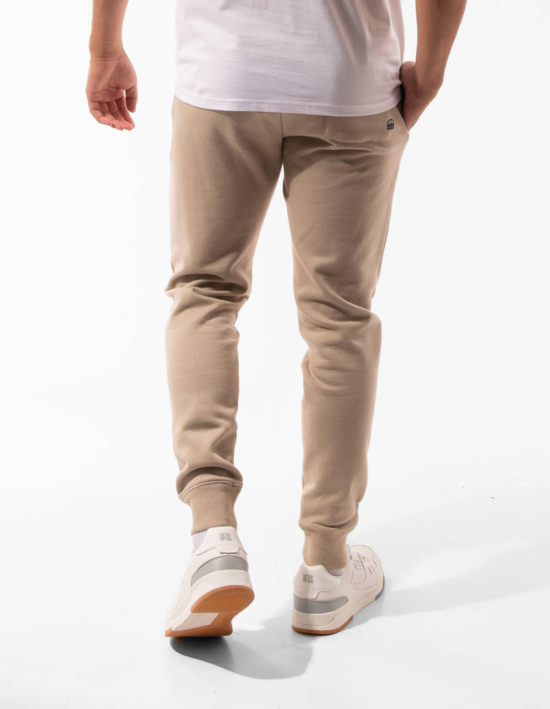 Men Russell Athletic Serif Track pants Khaki | JPTEWO502