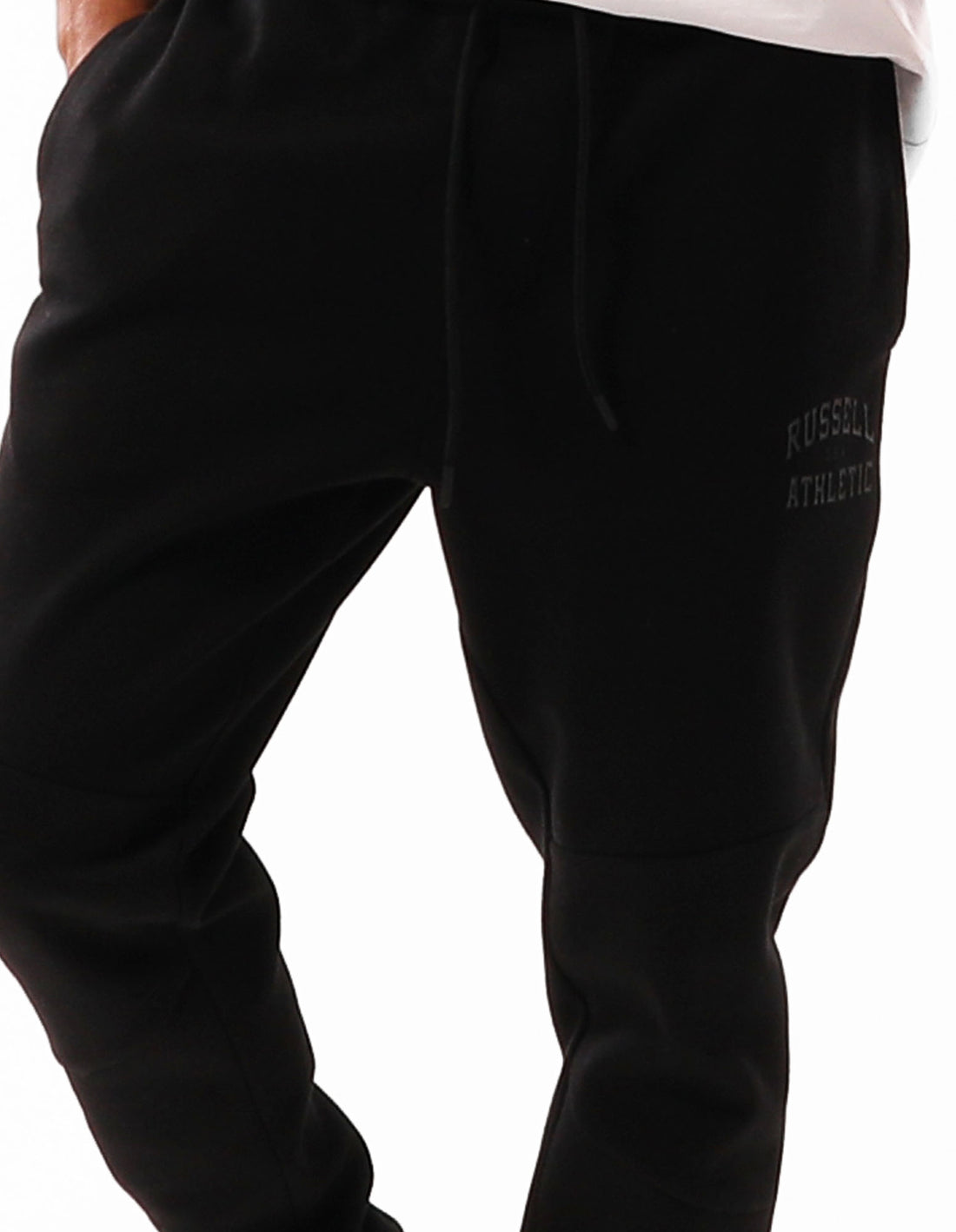 Men Russell Athletic Sirocco Track pants Black | AVXZJT063