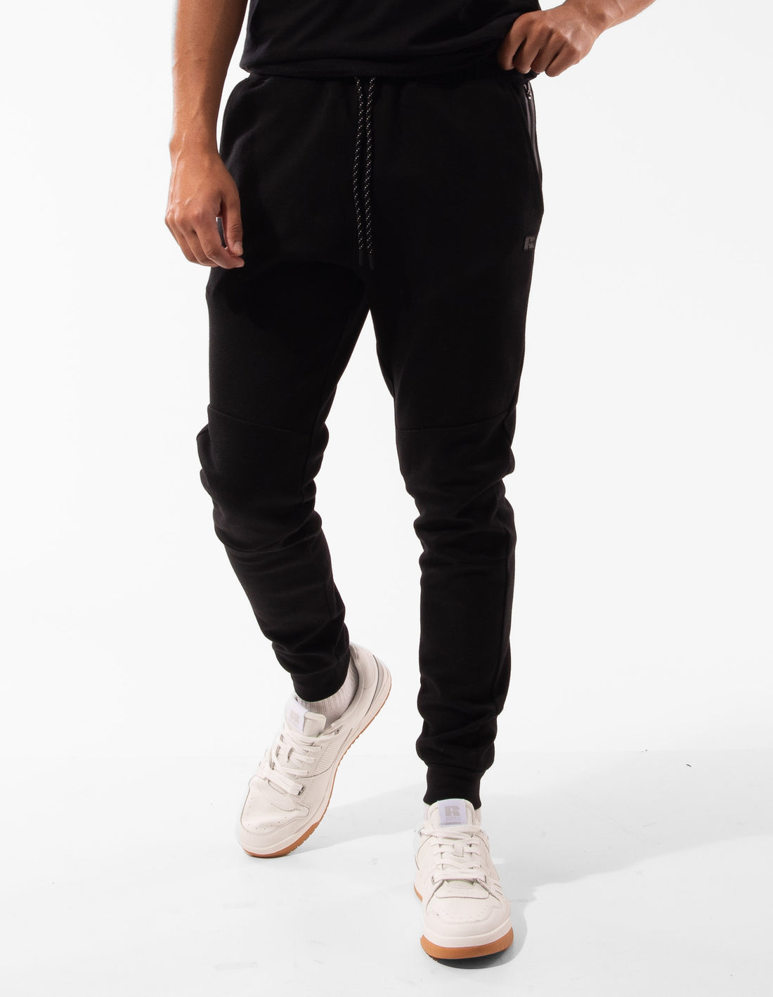 Men Russell Athletic Typhoon Track pants Black | TMJSYR803