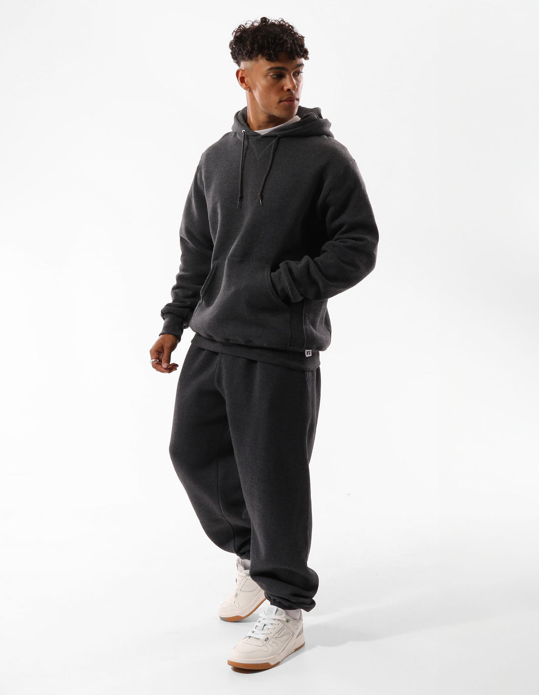 Men Russell Athletic Unisex Dri Hoodie Black | EGXKWJ832