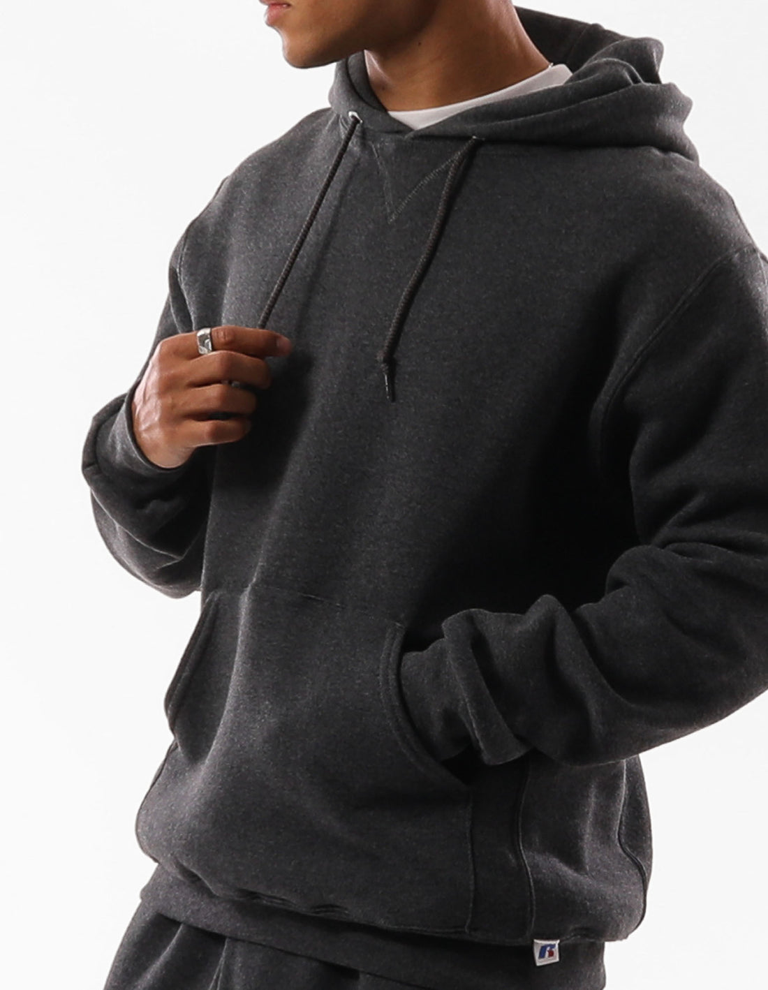 Men Russell Athletic Unisex Dri Hoodie Black | EGXKWJ832