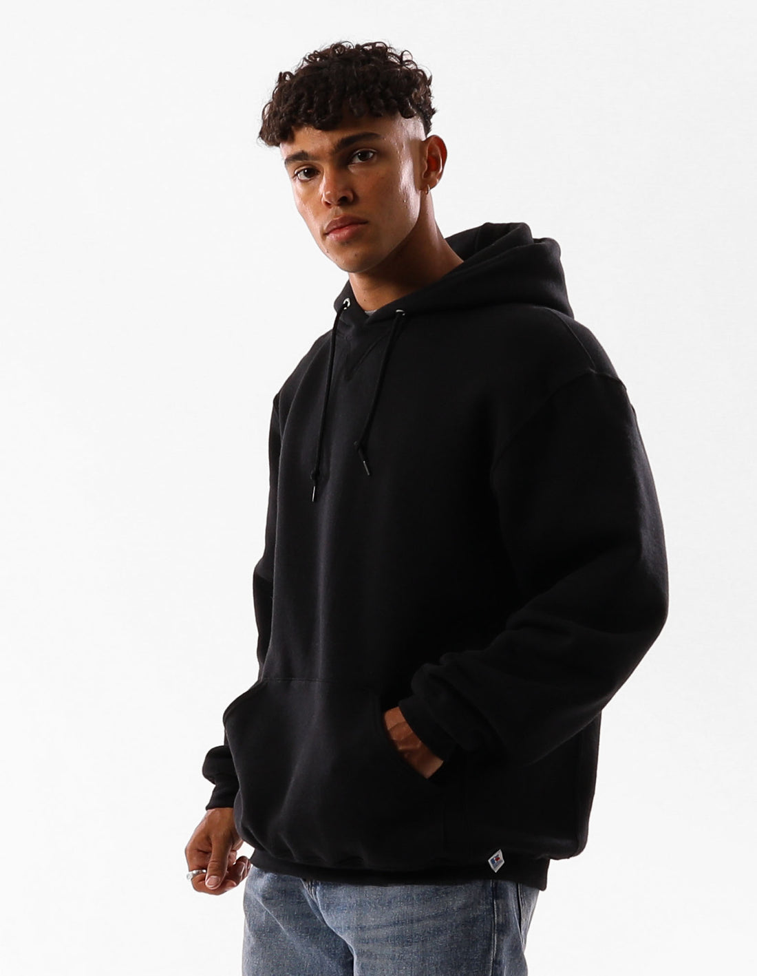 Men Russell Athletic Unisex Dri Hoodie Black | XUAMFZ768